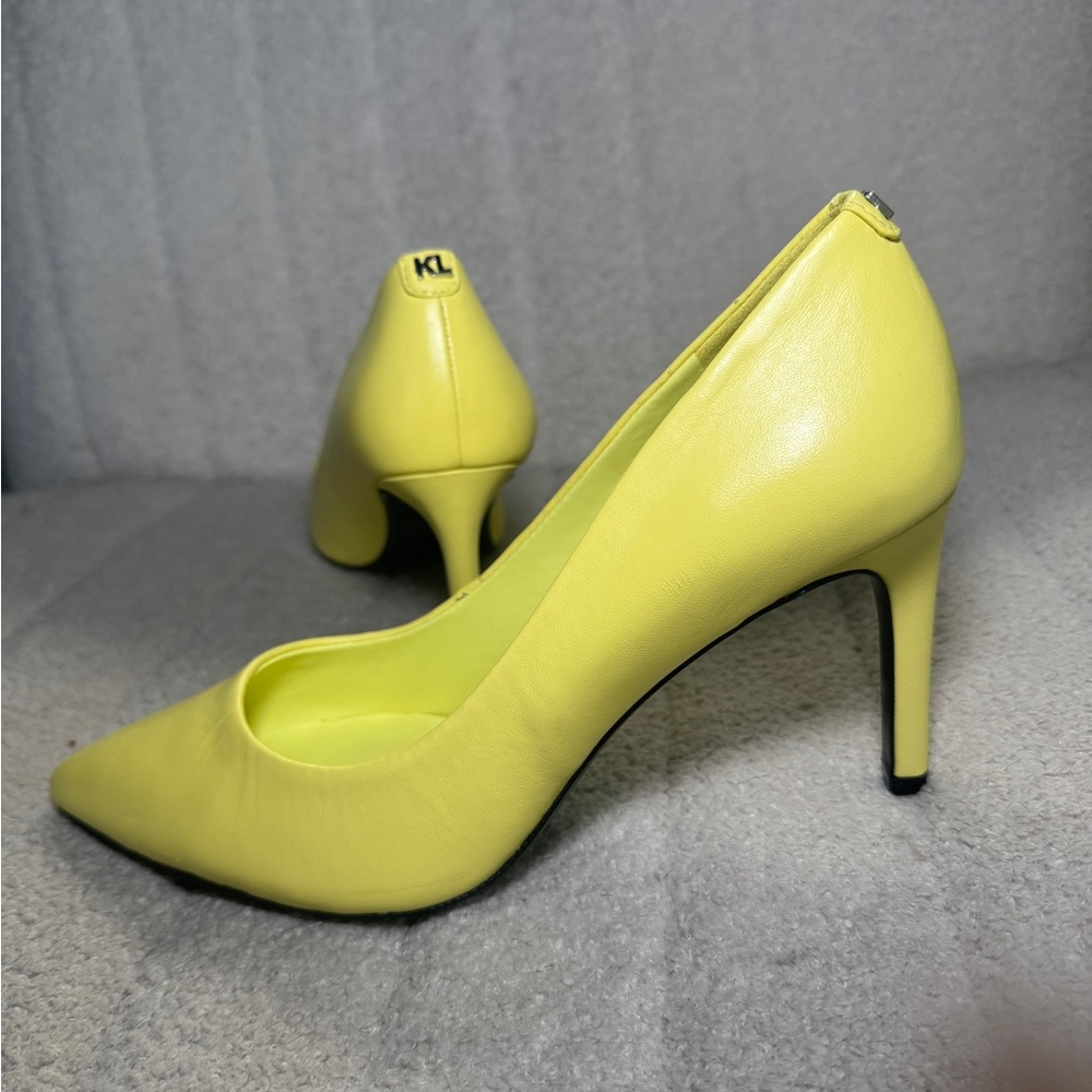 Karl Lagerfeld Leather High Heel Pumps (worn once)